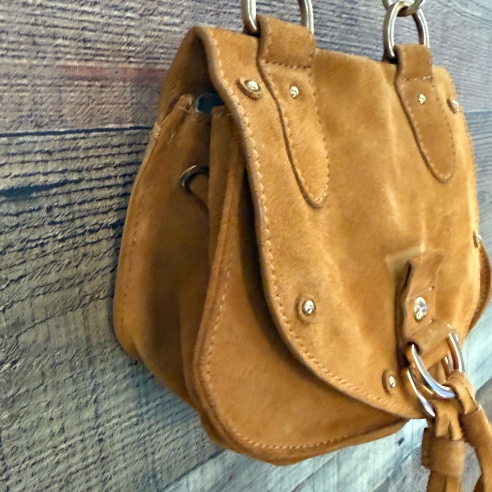 See By Chloé Collins Suede Crossbody Saddle Bag - Picture 5 of 15